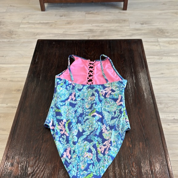 Lilly Pulitzer Swim Suit Size 14 - Picture 2 of 2